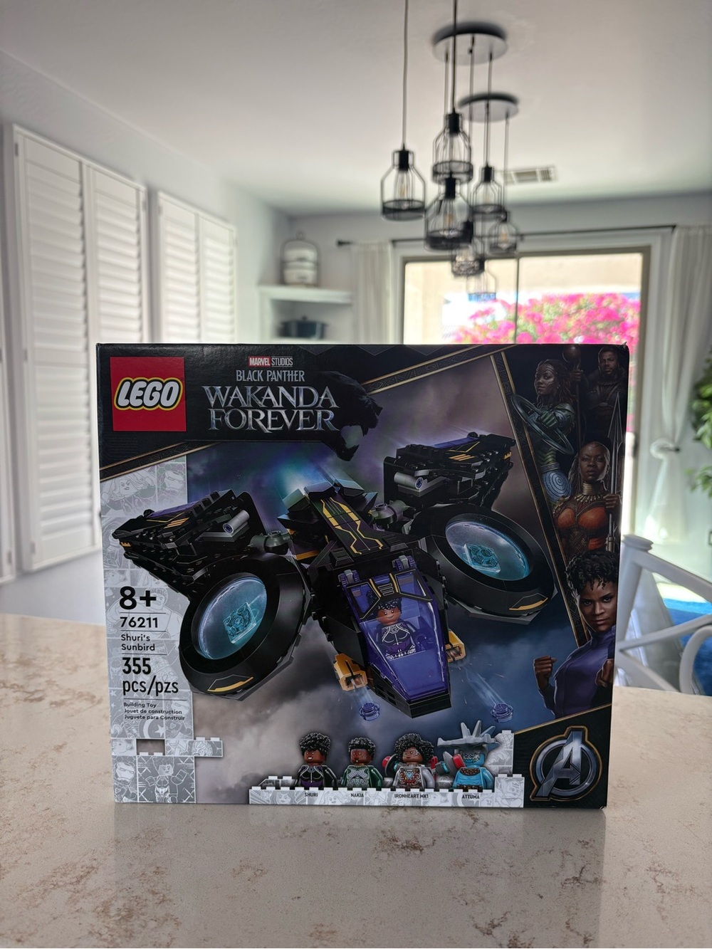 NIB Lego Marvel Black Panther Wakanda Forever Lego Set 76211 Shuri’s Sunbird